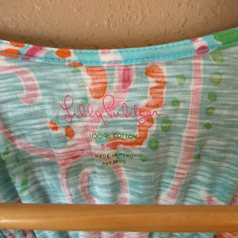 Holy Grail! Lilly Pulitzer Mills Racerback Maxi Dress Size SM Jellies Be Jammin - Picture 4 of 5